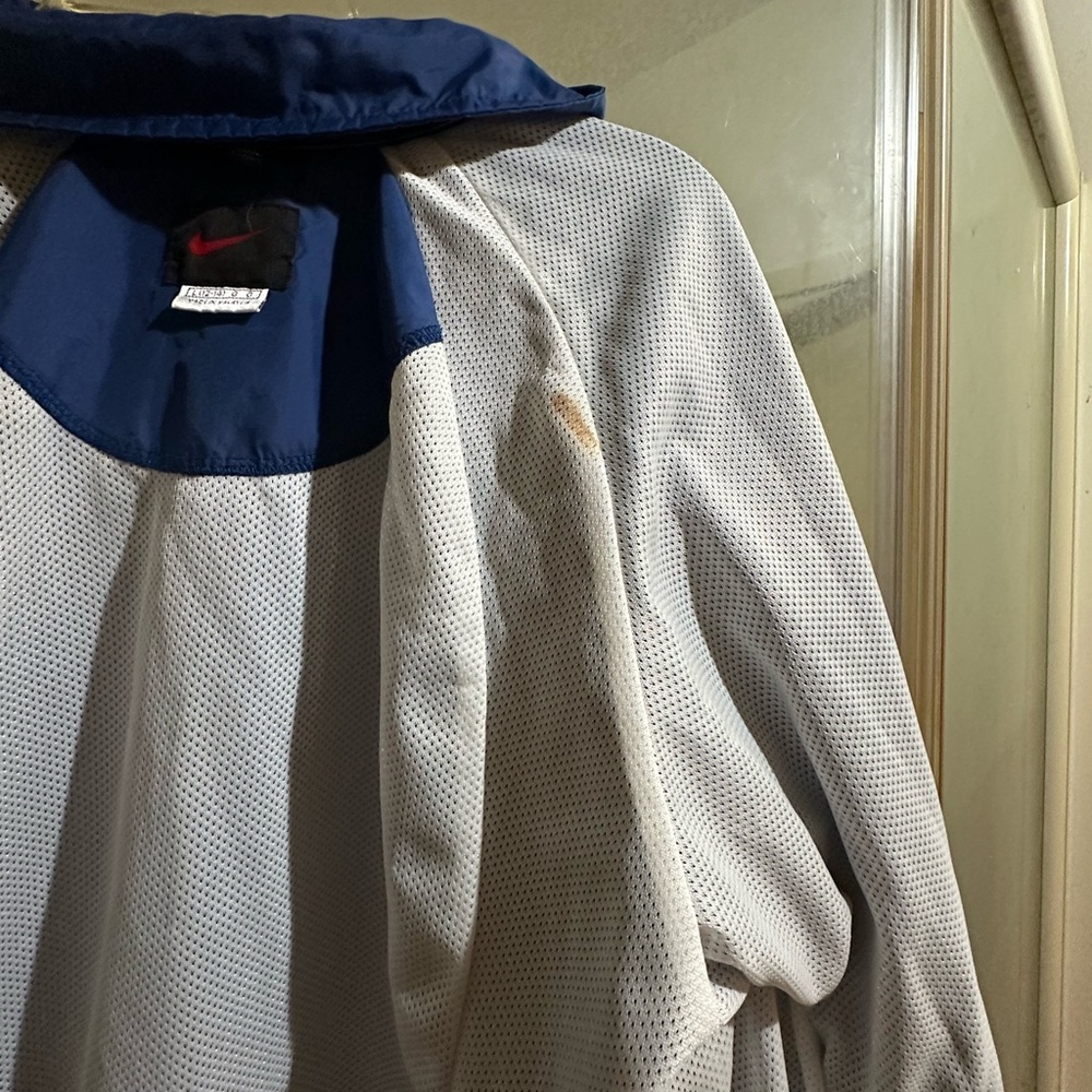 Vintage 1990’s Nike Men's Blue and Black Track Suit - Picture 5 of 14